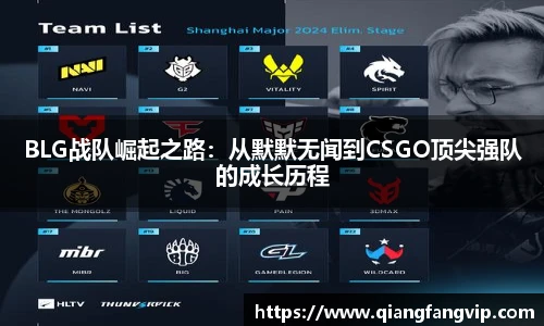 BLG战队崛起之路：从默默无闻到CSGO顶尖强队的成长历程